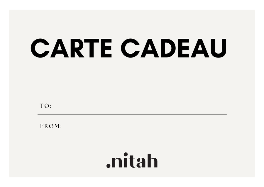 Carte cadeau Nitah