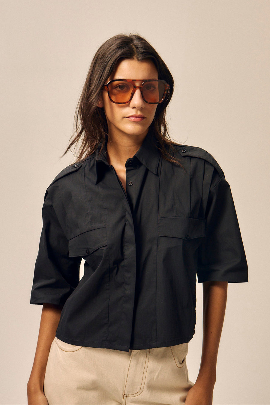 Alyah officer poplin shirt